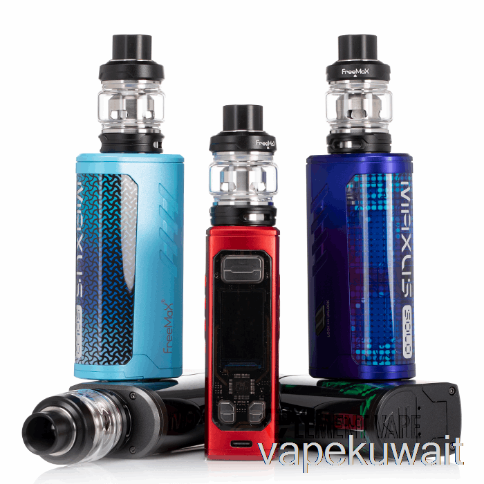 فري ماكس ماكسوس سولو 100 واط مجموعة نظام Vape Pod باللون الفضي